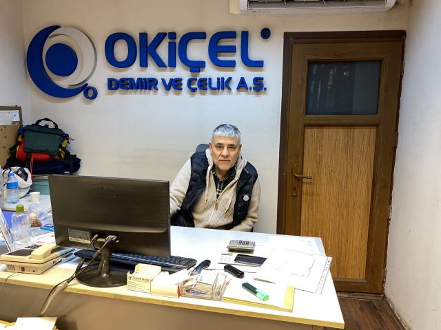 Mithat Baştaş 2024'te İkitelli Okiçel Demir ve Çelik A.Ş. sahibi iken. Mithat okiçelde ofisinde
